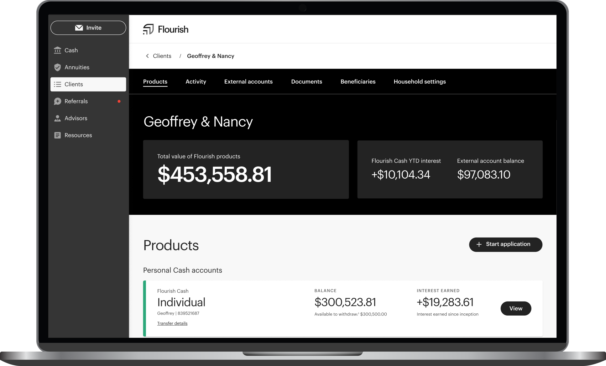 Flourish for advisors: Innovative solutions for financial advisors