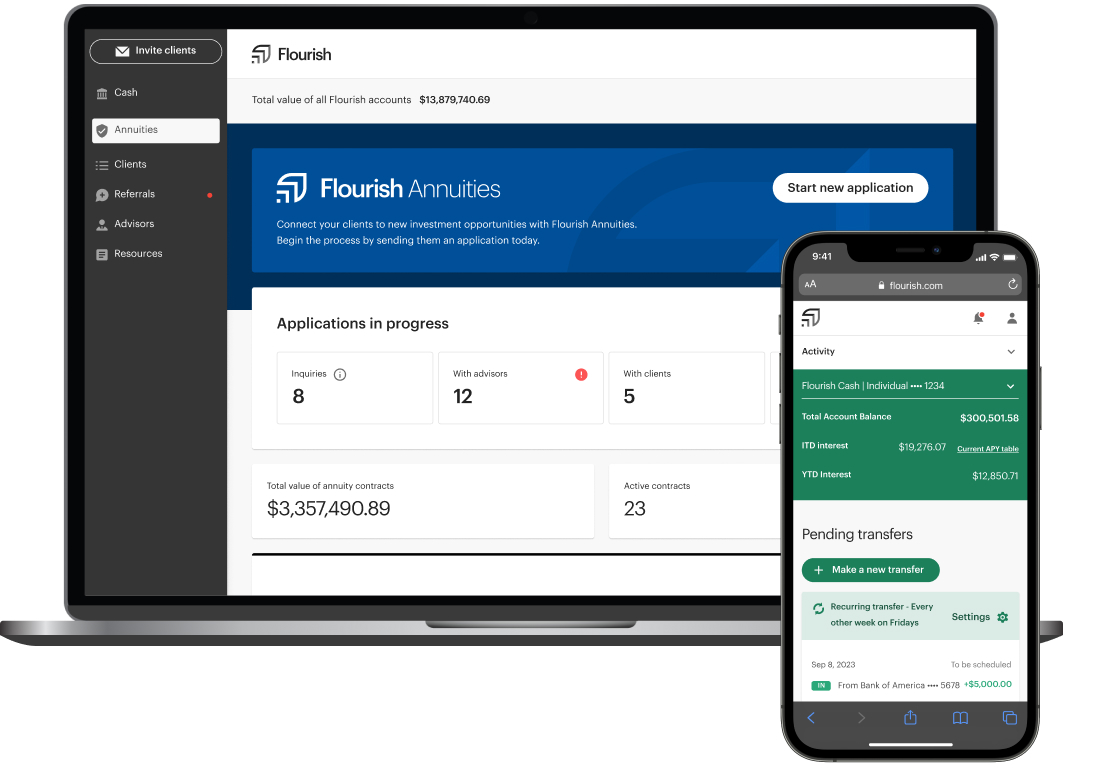 Flourish for advisors: Innovative solutions for financial advisors